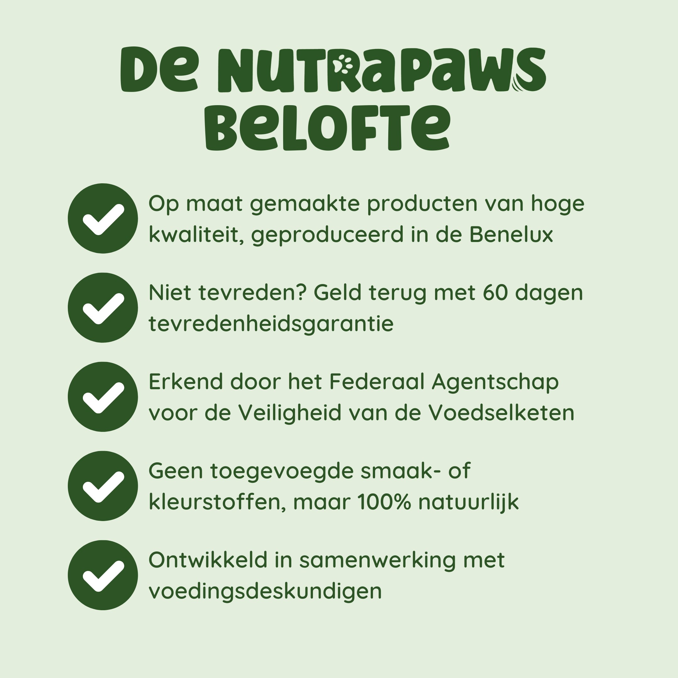 NutraPaws Probiotica+ | 60 snoepjes